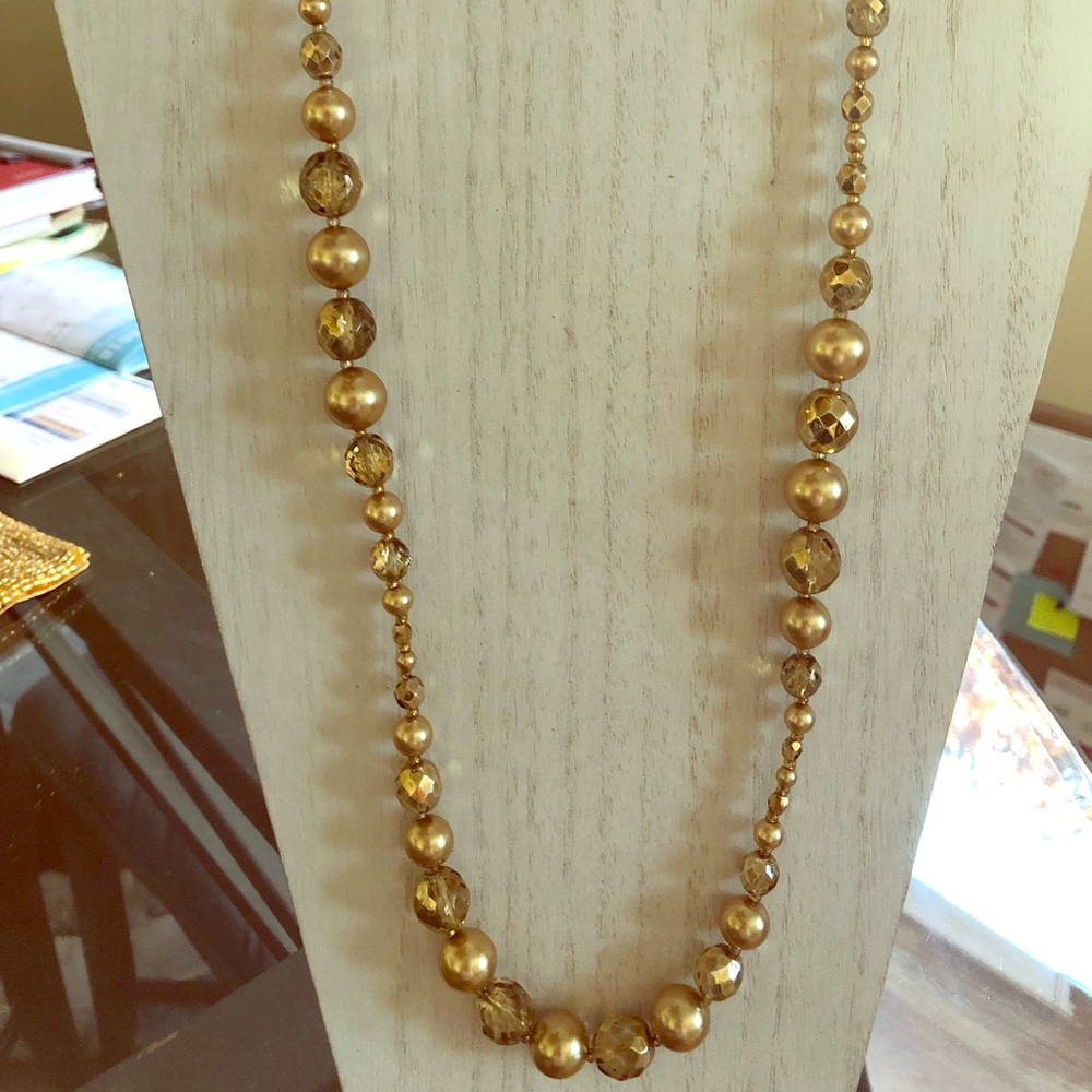 Gold beaded Necklace